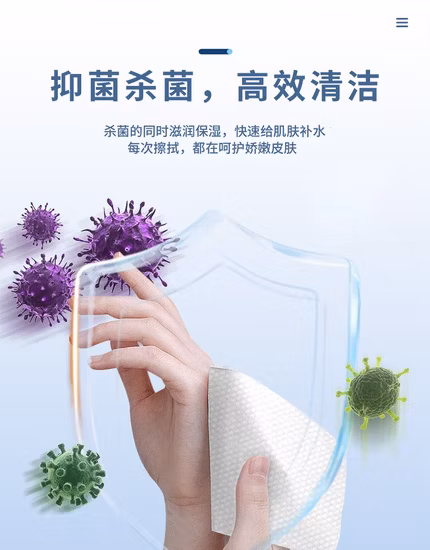 China Custom 40g Weight 80 PCS Eco Friendly Natural Compostable Water Wipes for Baby Organic Biodegradable Bamboo Baby Wet Wipes