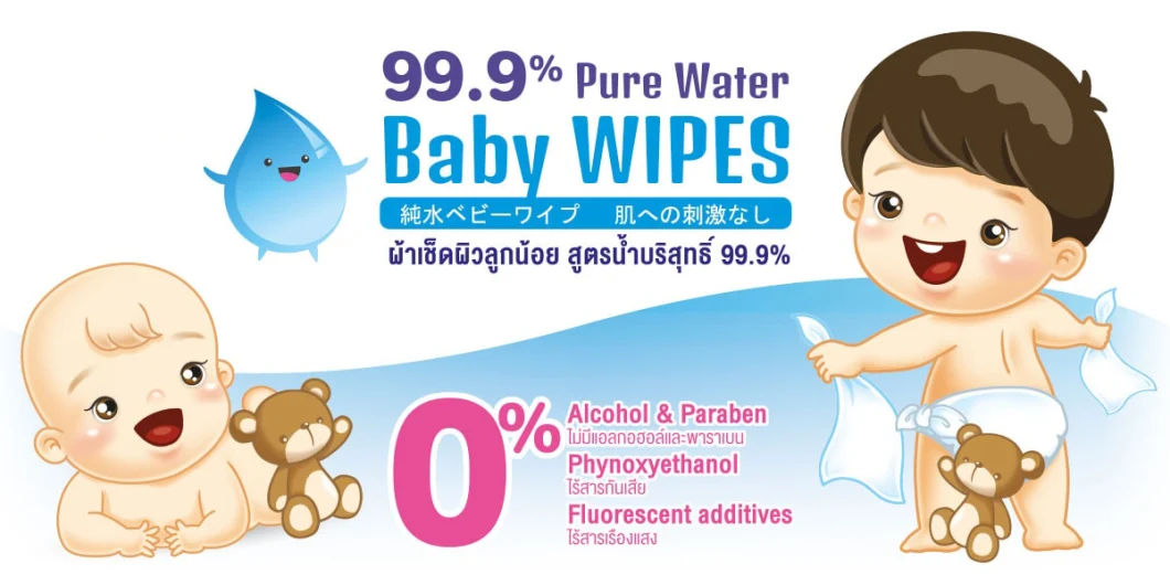 Wholesale Eco-Friendly Baby Wet Towel Household Disposable Soft Tender Baby Wipes