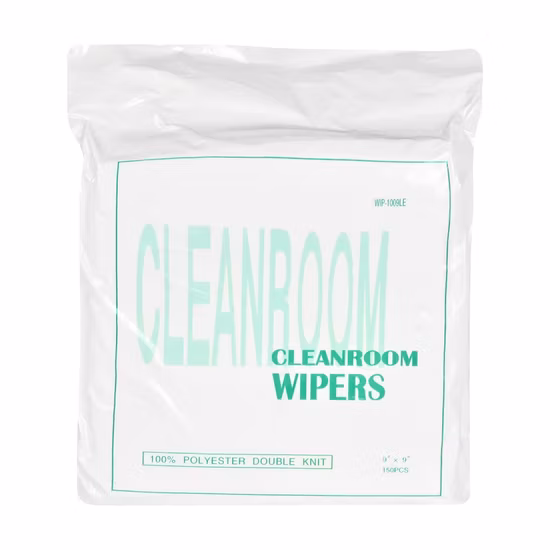 150 pz/borsa 23 cm x 23 cm 100% Poliestere Usa E Getta Tergicristallo Per Camere Bianche Tessuto Industriale Per Camere Bianche Asciutto Wipe